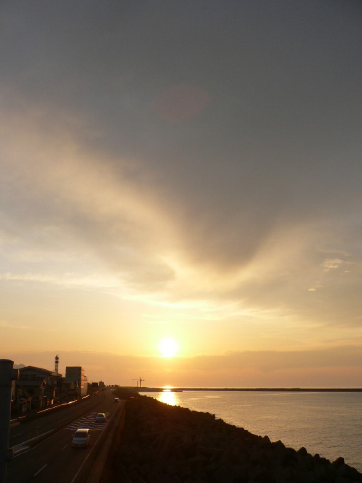 日本海の夕日２